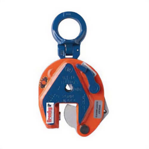 Crosby® 2702271 IPU10S Universal Vertical Lifting Clamp with Universal Hoisting Eye, 9 ton, 2 in Jaw Opening, 12.2 in OAW