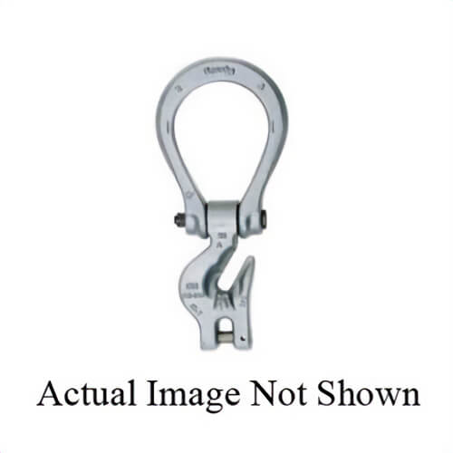 Crosby® Eliminator® 1049818 Hook, Series: L-1361, 8800 lb, 3/8 in, Forged Alloy Steel, for use with: Grade 100/80 Chains