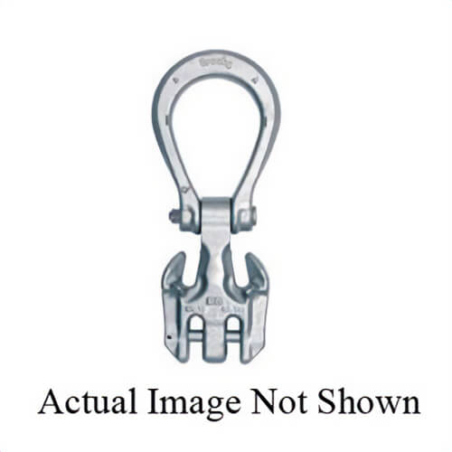 Crosby® Eliminator® 1049931 L-1362 Double Hook, 3/8 in Trade, 17600 lb Load