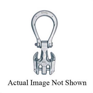 Crosby® Eliminator® 1049931 L-1362 Double Hook, 3/8 in Trade, 17600 lb Load