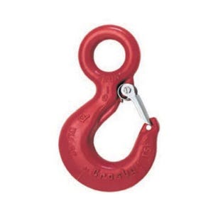 Crosby® 1022457 L-320AN Grab Hook, 15 ton, Eyelet Attachment, Steel Alloy, Painted Gold