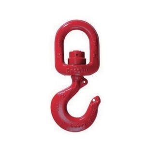 Crosby® 1028609 L-3322B Swivel Hook with Bearing and Latch, 2 ton Load, Swivel Attachment