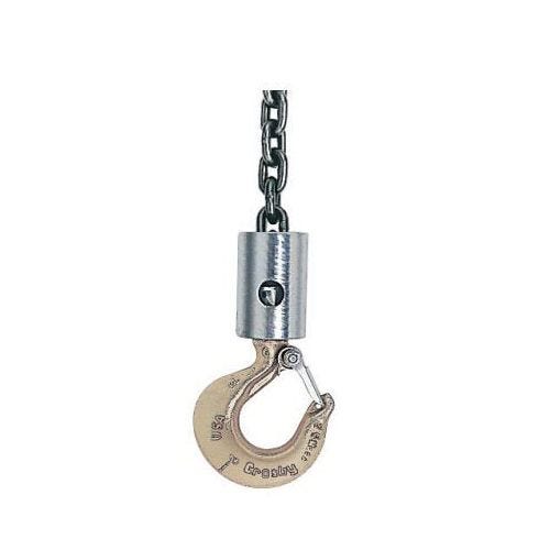 Crosby® 1098378 O-319 Chain Nest Hook, 4.2 ton, 1/2 to 9/16 in, Forged Alloy Steel, Zinc Plated, for use with: Chain Hoists