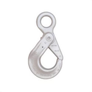 Crosby® 1022896 Shur-Loc® S-1316 Eye Hook with Positive Locking Latch, 0.236 in Trade, 3200 lb Load, 100 Grade, Eyelet Attachment