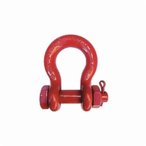 Crosby® 1019668 S-2130 Anchor Shackle, 25 ton Load, 1-3/4 in, 2.04 in Bolt Pin