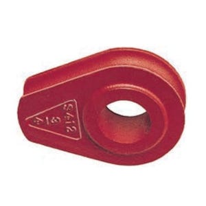 Crosby® 1037185 S-412 Solid Thimble, 7/8 in dia Wire Rope, Ductile Iron, for use with Open Wire Rope Socket