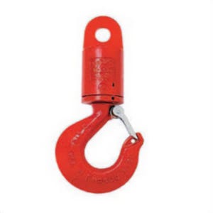Crosby® 298369 S-6 Eye/Hook Swivel with Tapered Roller Thrust Bearing, 45 ton Load, 7 in Eye