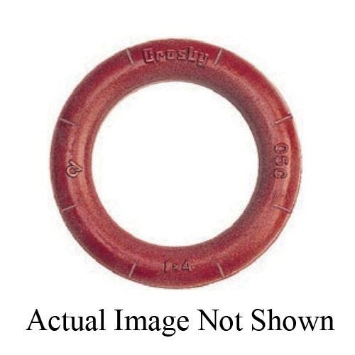 Crosby® 1013842 S-643 Weldless Ring, 1-1/8 x 6 in Trade, 10400 lb Load, Forged Carbon Steel