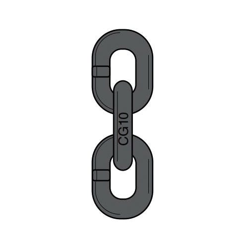 Crosby® 273876 Spectrum 10® Chain, 1 in Trade, 59700 lb Load, 100 Grade, Alloy Steel, Black, Per Foot