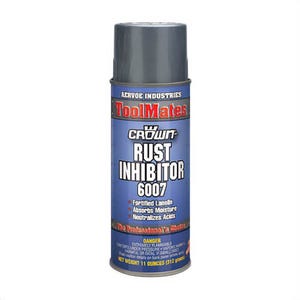 Crown® by Aervoe® 6007 Rust Inhibitor, 16 oz Aerosol Can, Light Amber, 0.67
