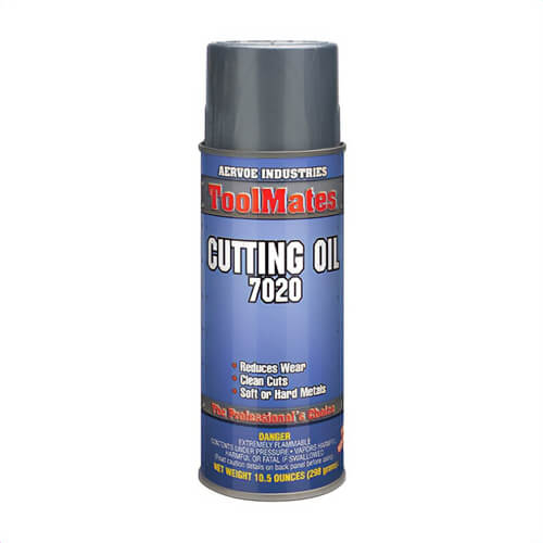 Crown® by Aervoe® 7020 Solvent Based Cutting Oil, 16 oz Aerosol Can, 10.5 oz Net Weight, Light Brown, Mild, 0.78 Specific Gravity