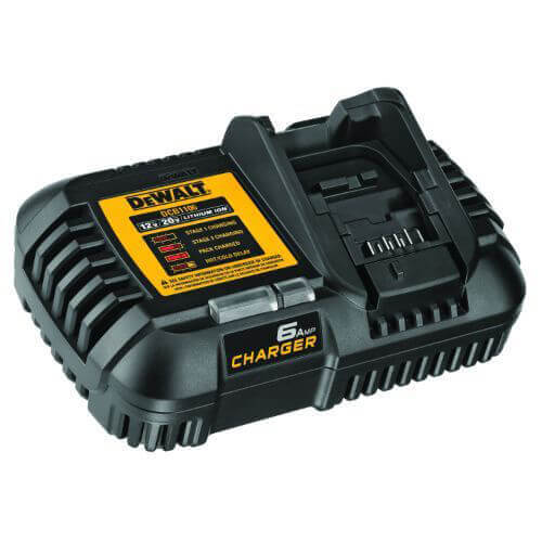 DeWALT® DCB1106 Cordless Battery Charger, For All 12V MAX*, 20V MAX* and FlexVolt® Batteries, 1 Li-Ion Battery, 0.5-1 hr Charging