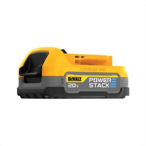 DeWALT® DCBP034 Powerstack™ Compact Battery with LED Fuel Gauge Charge Indicator, 1.7 Ah Lithium-Ion Battery, 20V Charge