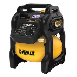 DeWALT® DCC2520T1 Cordless Air Compressor, 1 scfm Flow Rate, 0.4 hp, 140 psi Pressure, 2-1/2 gal Pancake Tank