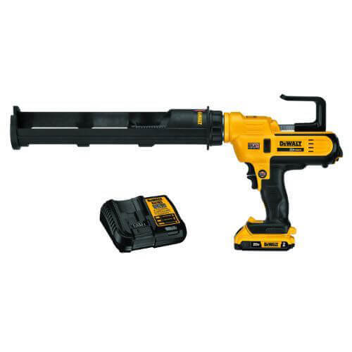 DeWALT® DCE570D1 20V MAX* Matrix™ Cordless Adhesive Gun Kit, 29 oz Capacity, 20 VDC, Li-Ion Battery, 25 in L