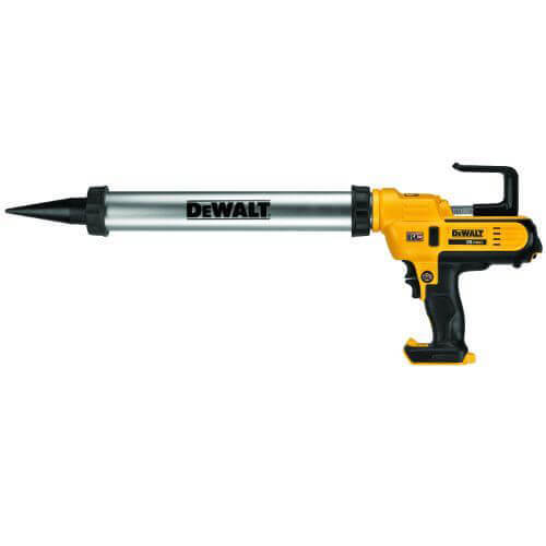 DeWALT® DCE580B Cordless Full Barrel Frame Caulk Gun, 20 oz Capacity, 20 V, 2 Ah Li-Ion Battery, T-Handle, Variable Speed Control