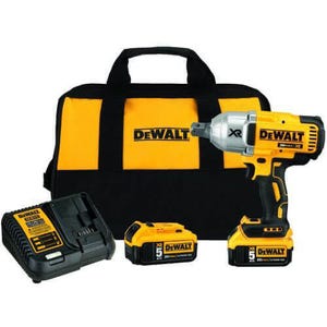 DeWALT® 20V MAX* Matrix™ DCF897P2 Compact Cordless Impact Wrench Kit, 3/4 in Straight Drive, 1200 ft-lb Torque, 20 VDC, 8.81 in OAL