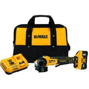 DeWALT® DCG415W1 Brushless Cordless Small Angle Grinder with POWER DETECT™ Tool Technology Kit, 4-1/2 to 5 in dia Wheel, 5/8-11 Arbor/Shank, 20 VDC