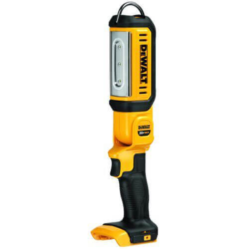 DeWALT® DCL050 Hand Held Rechargeable Cordless Area Light, LED Lamp, 20 VDC, Li-Ion Battery