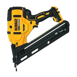DeWALT® 20V MAX* Matrix™ DCN650B XR™ 15 ga Flat Head Cordless Angled Finish Nailer, 1-1/4 to 2-1/2 in Fastener, 110 Nails Magazine