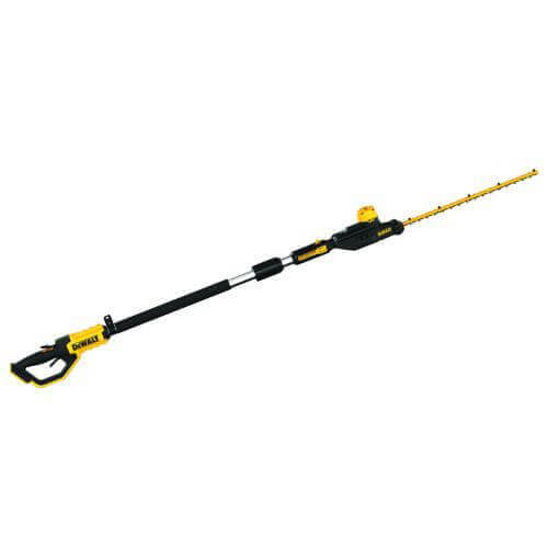 DeWALT® DCPH820B Pole Hedge Trimmer, 1 in Cutting, Laser Cut Blade, 20 VDC, 7 ft OAL, 20V MAX* Lithium-Ion Battery