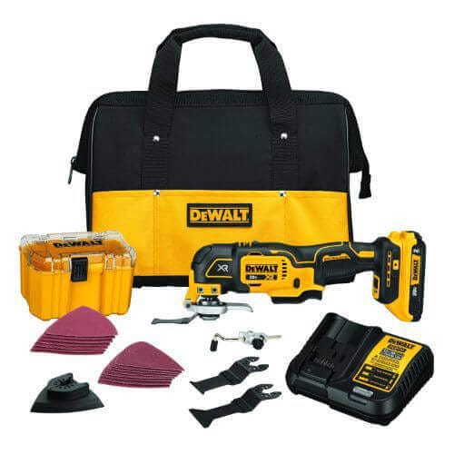 DeWALT® DCS356D1 3-Speed Brushless Cordless Oscillating Multi-Tool Kit, 0 to 13000/0 to 17000/0 to 20000 OPM Speed, 20 VDC