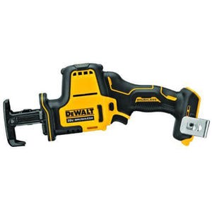 DeWALT® DCS369B ATOMIC 1-Handed Brushless Cordless Reciprocating Saw, 5/8 in L Stroke, 0 to 2800 spm, 20 VDC, 12-1/2 in OAL, Straight Stroke