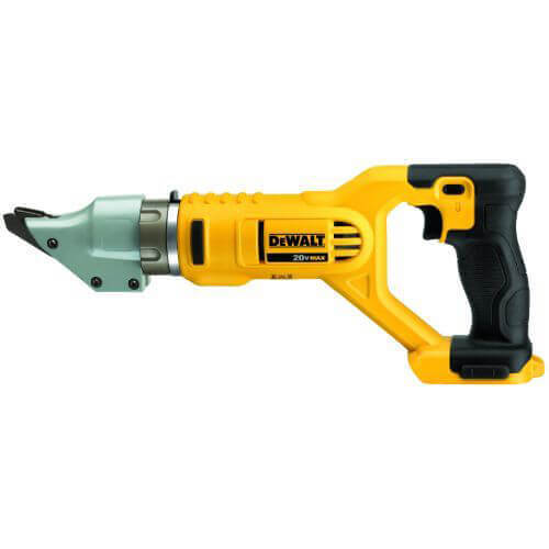 DeWALT® DCS494B 20V MAX* DCS494B Double Cut Cordless Swivel Head Shear, 14 ga Mild Steel/16 ga Stainless Steel Cutting