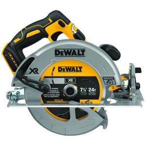 DeWALT® DCS570B Cordless Circular Saw with Electrical Brake, 7-1/4 in Blade, 5/8 in Arbor/Shank, 20 VDC, 2 in, 2-9/16 in D Cutting, Lithium-Ion Battery