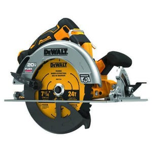 DeWALT® DCS573B Brushless Cordless Circular Saw, 7-1/4 in dia Blade, 20 V, 2 in at 45° , 2-9/16 in at 90° D Cutting, FlexVolt® Battery