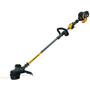 DeWALT® 60V MAX* FlexVolt™ DCST970B Cordless String Trimmer, 15 in W Cutting, 45 in L Straight Shaft, 0.08 in dia Line, Bump Feed Line Advance