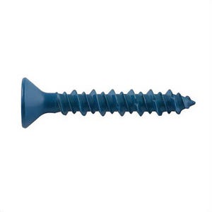 DeWALT® DFM12744 Screw Anchor, 3/16 in dia, 2-1/4 in OAL, Phillips® Head Drive, Carbon Steel