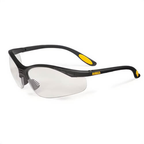 DeWALT® by Radians® DPG59-115D Reinforcer RX™ DPG59-115D Reader Protective Glasses, +1.5 Diopter, Clear Polycarbonate Lens, Black, Plastic Frame