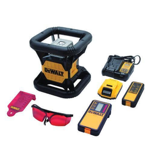 DeWALT® DW079LR 20V MAX* MATRIX™ Self-Leveling Rotary Tough Laser, 2000 ft Measuring, +/-1/6 in at 100 ft Accuracy