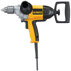DeWALT® DW130V Corded Reversible Spade Handle Drill, 1/2 in Keyed Chuck, 120 VAC, 0 to 550 RPM Speed, 15-1/2 in OAL