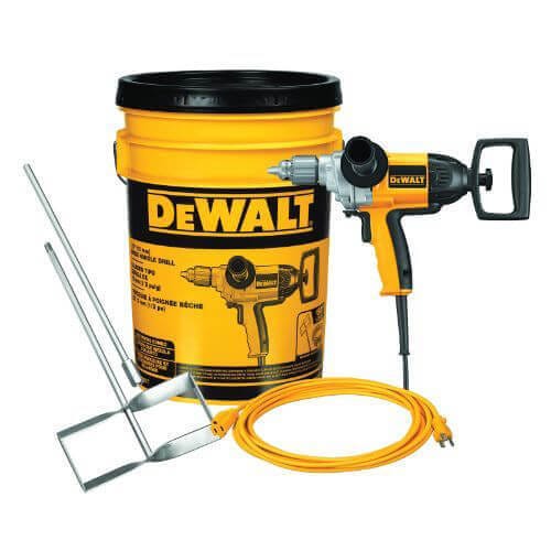 DeWALT® DW130VBKT Spade Handle Drill Bucket, 1/2 in Keyed Chuck, 120 VAC, 550 rpm Speed, 10.88 in OAL, Tool Only