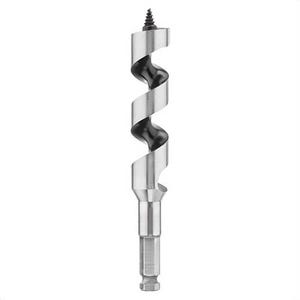 DeWALT® DW1684 Long Power Ship Auger Bit, 13/16 in dia, 17 in OAL, 12 in L Hollow Center Flute, 7/16 in Shank
