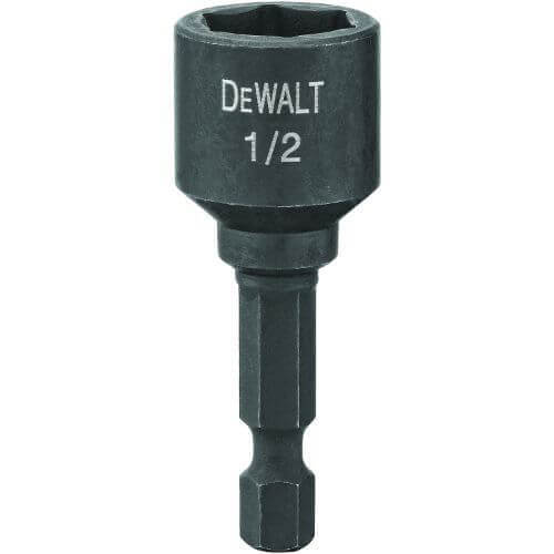 DeWALT® Impact Ready® DW2230IR Magnetic Nut Driver, 1/2 in Drive, Steel, 1/2 in Hex