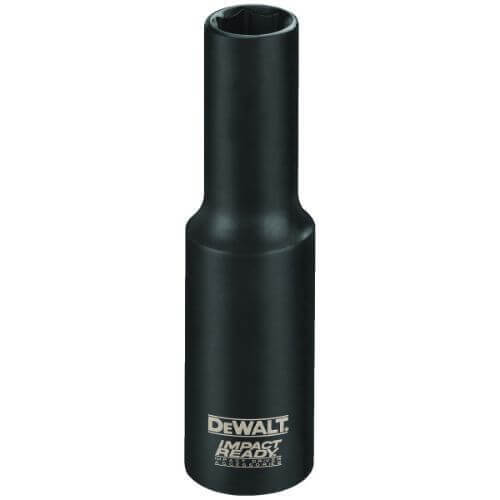 DeWALT® Impact Ready® DW22952 Deep Length Socket, Imperial, 1/2 in Square Drive, 1-1/16 in