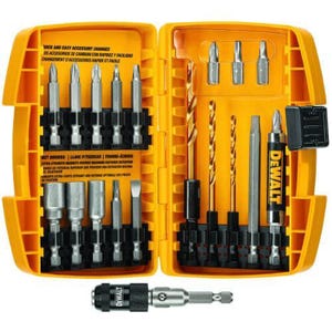 DeWALT® DW2503 Rapid Load® Drill Drive Set, 20 pc, Steel