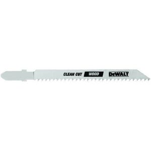 DeWALT® DW3760-5 High Performance Industrial Grade Premium Jig Saw Blade, 4 in L x 1/4 in W, 10 TPI, Cobalt Steel Cutting Edge, Cobalt Steel Body