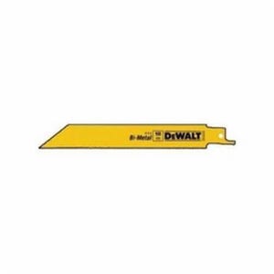 DeWALT® DW4811B25 Straight Back Reciprocating Saw Blade, 6 in L x 3/4 in W, 18, Bi-Metal Body