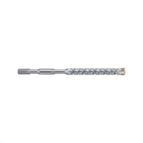DeWALT® HIGH IMPACT CARBIDE™ DW5753 4-Cutter Hammer Drill Bit, 7/8 in Drill Bit, 3/4 in Spline Shank, 17 in D Cutting, 22 in OAL