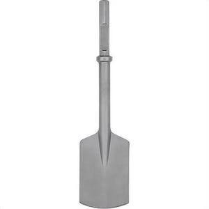 DeWALT® DW5965 Clay Spade, for use with All Brands of 1-1/8 in Hex Pavement Breakers, 5-1/2 in W Head, 5-1/2 in OAL, 1-1/8 in dia