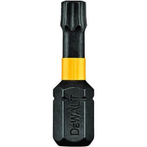 DeWALT® Impact Ready® FlexTorq™ DWA1TS30IRB Insert Bit, T30 Torx® Security Point, 1 in OAL