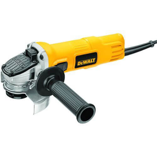 DeWALT® DWE4011 Small Angle Grinder, 4-1/2 in dia Wheel, 5/8-11 Arbor/Shank, 120 VAC, For Wheel: Quick-Change™, Yellow