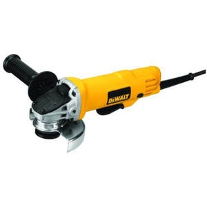 DeWALT® DWE4012 Small Angle Grinder, 4-1/2 in dia Wheel, 5/8-11 Arbor/Shank, 120 VAC, For Wheel: Quick-Change™, Yellow