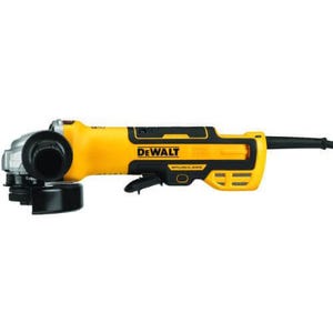 DeWALT® DWE43214 Brushless Small Angle Grinder, 5 in dia Wheel, 5/8-11 Arbor/Shank, 120 VAC, For Wheel: Type 27, Black/Yellow
