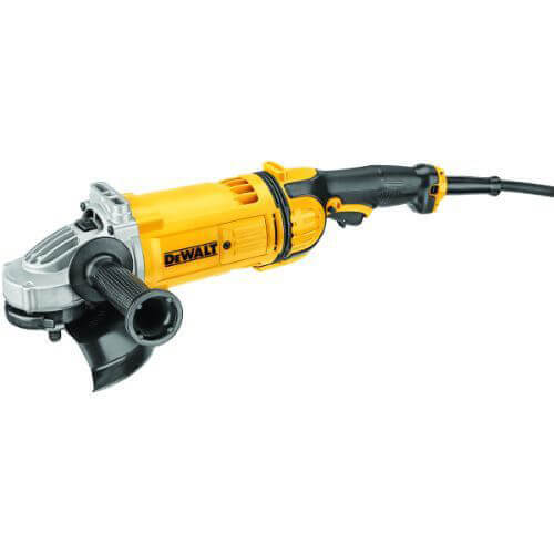 DeWALT® DWE4557 Large Angle Grinder, 7 in dia Wheel, 5/8-11 Arbor/Shank, 120 VAC, Yellow, Yes, Lock-ON/OFF Trigger Switch