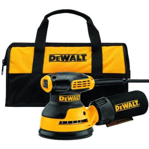 DeWALT® DWE6421K Random Orbit Sander Kit, 140 mm H, 12000 OPM Speed